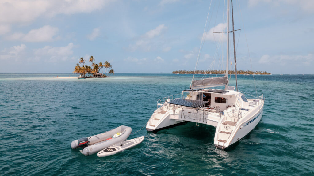 4-Kaya catamaran close up