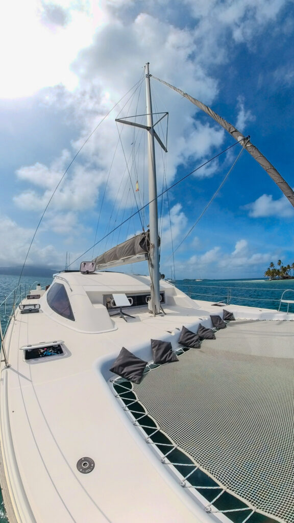 6-Kaya catamaran bow 1